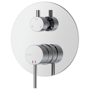 Bateria prysznicowo wannowa podtynkowa trzyfunkcyjna Ultimate Chrom Avapax