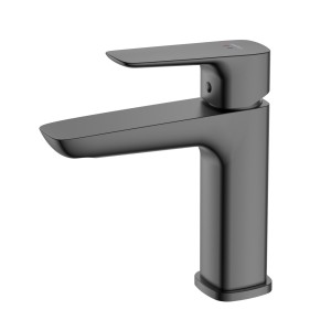 Bateria umywalkowa stojąca Qanix Gun metal Avapax