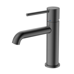 Bateria umywalkowa stojąca Ultimate Gun metal Avapax