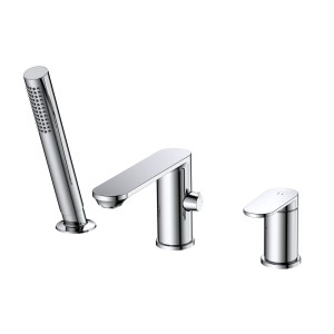 Bateria wannowa 3-otworowa Lunepo Chrom Avapax