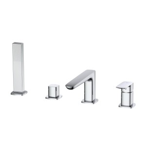 Bateria wannowa  4-otworowa Qanix Chrom Avapax