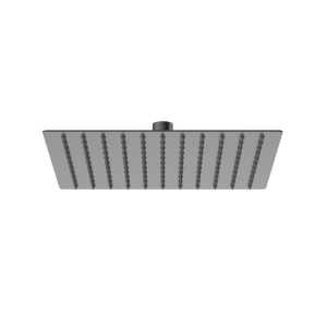 Głowica deszczowni kwadratowa stal nierdzewna 25 x 25 cm Cube Gun metal Avapax