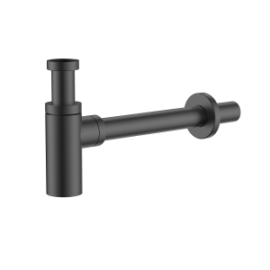 Syfon umywalkowy butelkowy stal nierdzewna Ronde Gun metal Avapax