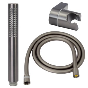 Zestaw prysznicowy  1-funkcyjny punktowy Ultimate Gun metal Avapax